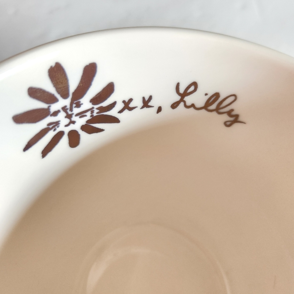 Pair of Lilly Pulitzer High Manetenance 12 Ounce Ceramic Coffee Mugs Tea… - Picture 7 of 13